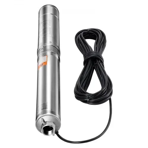 VEVOR Tiefbrunnenpumpe, 1100 W Eingangsleistung, 65 l/min Durchfluss, 85 m Förderhöhe, mit 20 m Kabel, externer Steuerkasten, Tauchpumpe, für industrielle Bewässerung und Heimgebrauch, IP68 – Bild 10
