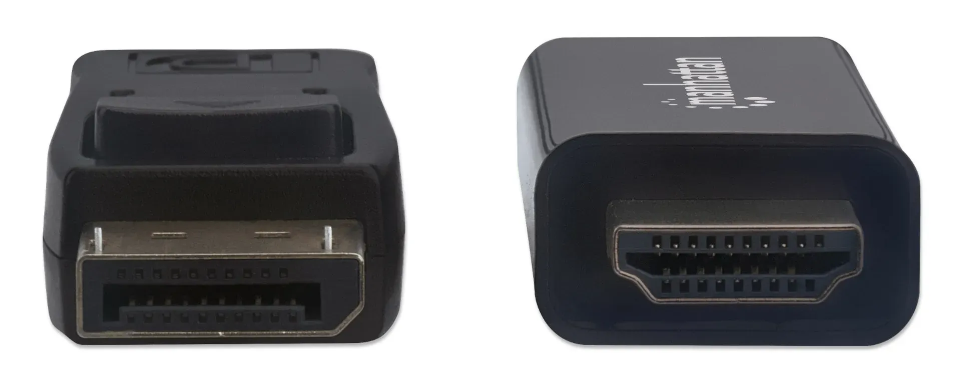 Manhattan 1080p DisplayPort auf HDMI-Kabel, DisplayPort-Stecker auf HDMI-Stecker, 1,8 m, schwarz – Bild 3