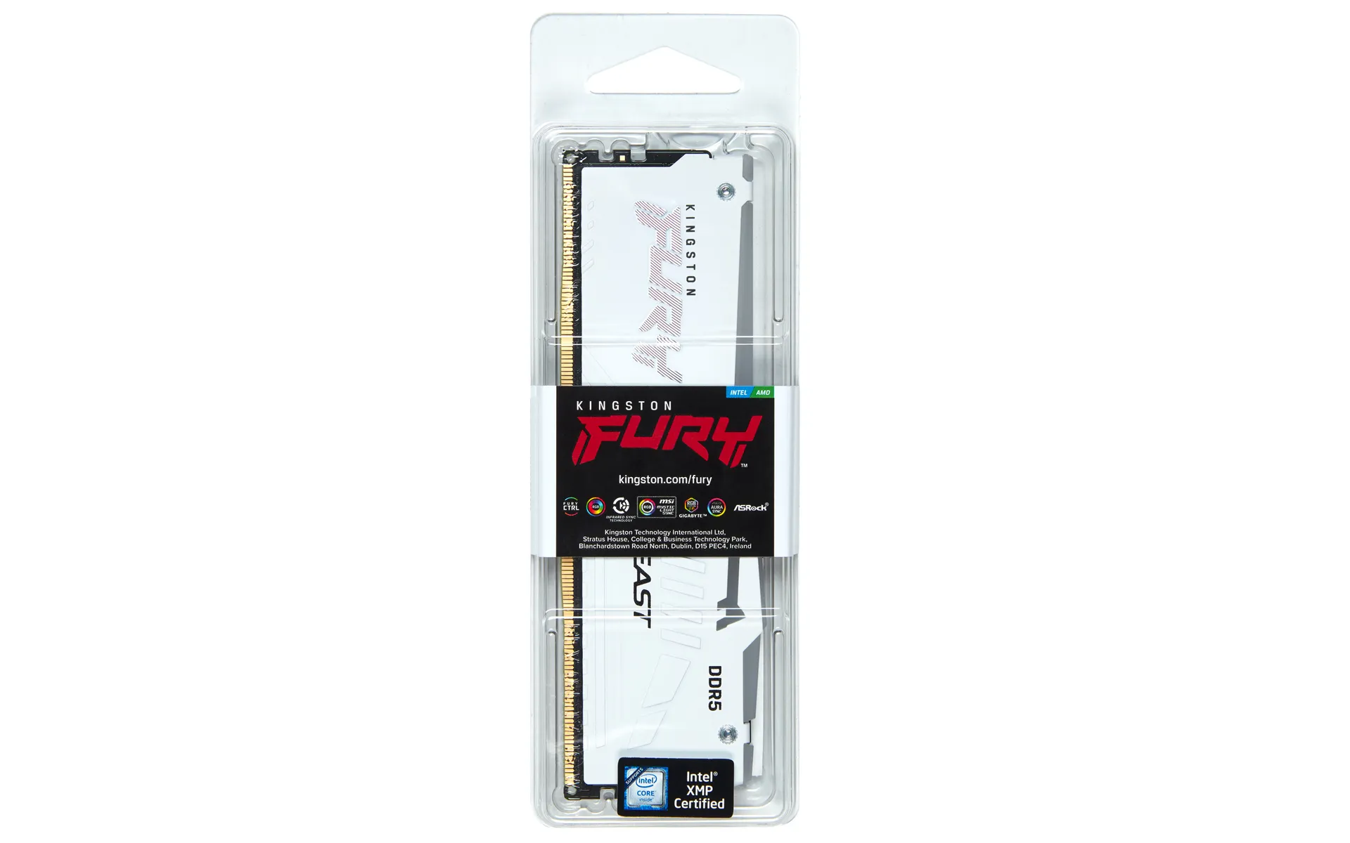 Kingston Technology FURY Beast 16GB 6000MT/s DDR5 CL30 DIMM White RGB EXPO – Bild 4