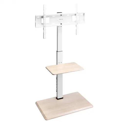 VEVOR rollbarer TV-Ständer Fernsehständer für 812,8-1778 mm TVs bis zu 40 kg, 25° Links-Rechts-Drehung & höhenverstellbare TV-Halterung mit Ablage für Schlafzimmer Wohnzimmer (max. 600 x 400 mm) – Bild 8