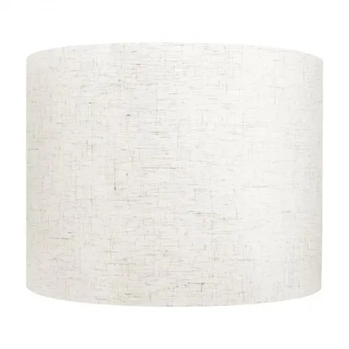 VEVOR Lampenschirm Trommel 40 x 40 x 30 cm (oben x unter x hoch), 2 Stk. Ersatzschirme aus Leinen + PVC, Lampenschirm mit Harfe für Tischlampen Stehlampen Pendelleuchten (helles Leinen) – Bild 8