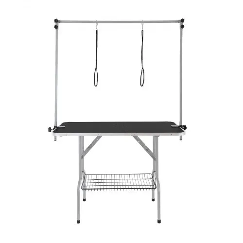 VEVOR Trimmtisch 1300x617x1818mm Schertisch Edelstahl Hundepflegetisch 150kg Tragfähigkeit Frisiertisch Hund Faltbar Tierpflegetisch 1137,9x609,6mm Desktop Ideal für Baden Trimmen Trocknen Bürsten – Bild 8