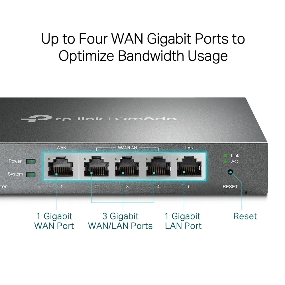 TP-Link - ER605 - SafeStream™ Gigabit Multi-WAN VPN Router PORT: 1× G – Bild 5