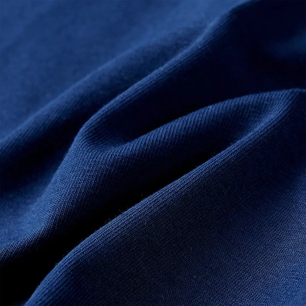 vidaXL Kinder-T-Shirt Marineblau 140 – Bild 7