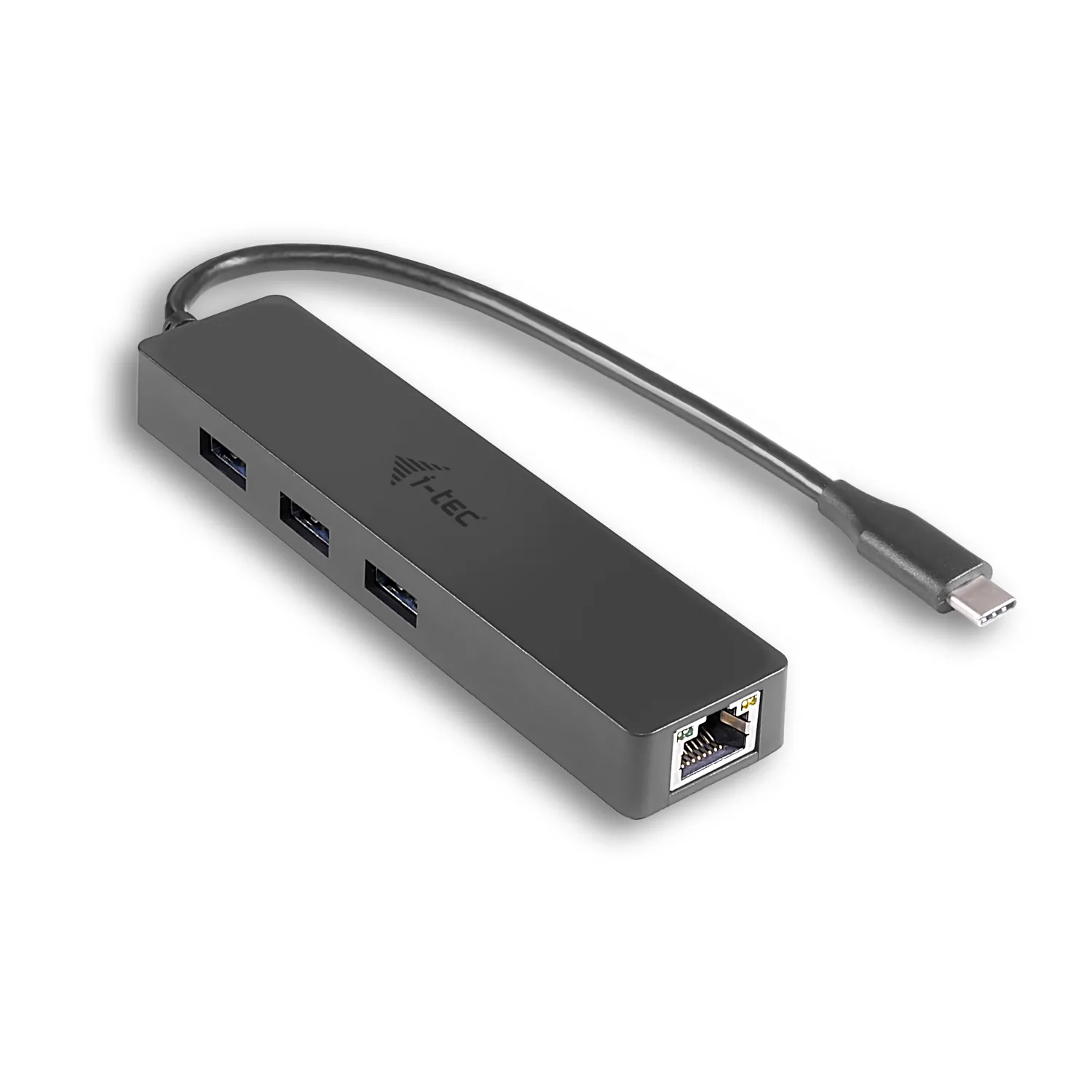i-tec Advance USB-C Slim Passive HUB 3 Port + Gigabit Ethernet Adapter i-tec Advance USB-C Slim Passive HUB 3 Port + Gigabit Ethernet Adapter