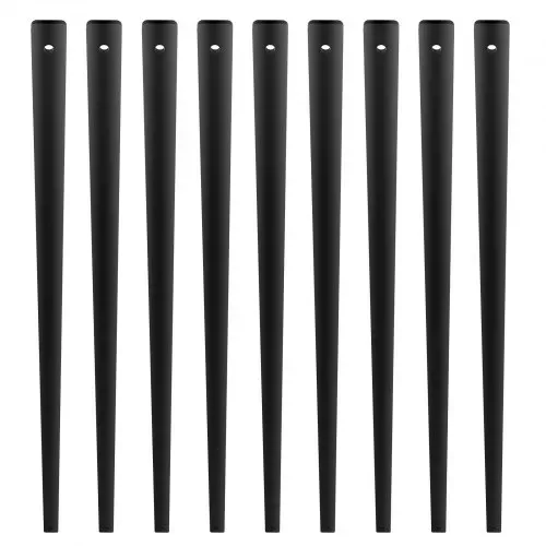 VEVOR Metallbaluster für Treppen, 25 x 5,5 x 750 mm flache dekorative Geländerstäbe aus Aluminiumlegierung, 51er-Pack Deckbaluster mit Schrauben, klassisches hohles Deckgeländer – Bild 9
