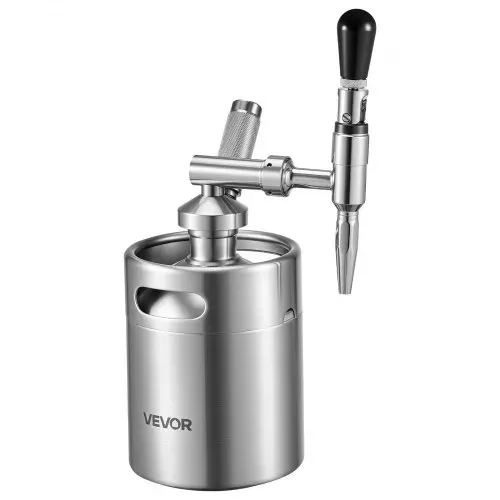 VEVOR Nitro-Cold-Brew-Kaffeefass 2 L, Edelstahl-Kaffeemaschine mit Zapfhahn, Heimbrüh-Kaffeefass, Tragbares Kaffeefass mit Spender und Druckentlastungsventil, Geeignet für Kaffeeliebhaber – Bild 8