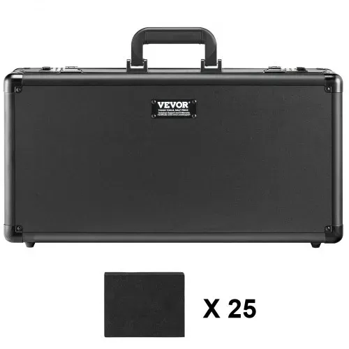 VEVOR Aufbewahrungsbox, 5 Fächer, Tragetasche für Sammelkarten mit Schaumstoffteilern, Codeschloss, 162 bewertete PSA-Karten, 115 BGS-Karten, 130 SGC-Karten, 585 Top Loader, 999+ lose Karten – Bild 8
