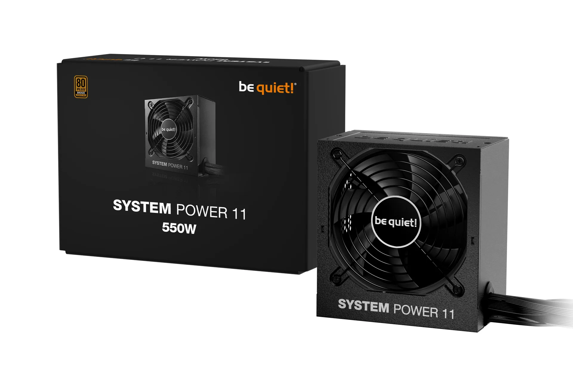 be quiet! System Power 11 550W Netzteil 20+4 pin ATX ATX Schwarz – Bild 3