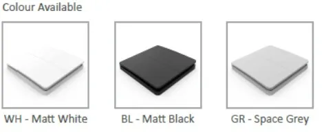 Synergy 21 self powered wall switch SynKinetik schwarz – Bild 3