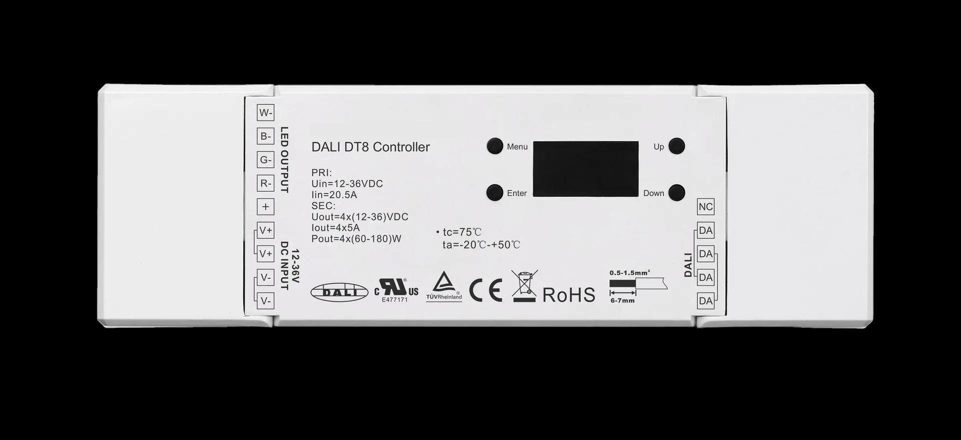Synergy 21 LED Serie EOS 07 DALI Controller DT8 RGB/W OLED Controller Synergy 21 LED Serie EOS 07 DALI Controller DT8 RGB/W OLED Controller