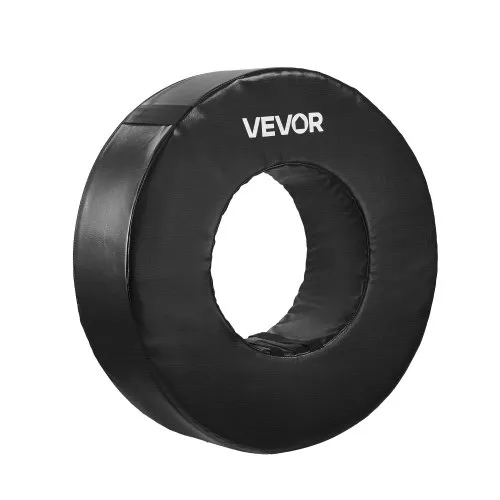VEVOR Fußball Tackling Dummy, wasserdichter Tackling-Ring aus PVC und hochdichtem Schwamm, Dummies-Trainingsgerät mit Riemen, zum Blocken, Schlagen und Üben, Schwarz, 1 Stk. VEVOR Fußball Tackling Dummy, wasserdichter Tackling-Ring aus PVC und hochdichtem Schwamm, Dummies-Trainingsgerät mit Riemen, zum Blocken, Schlagen und Üben, Schwarz, 1 Stk.