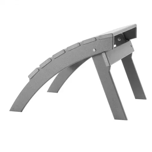VEVOR Fußstütze für Adirondack-Stühle, 547x480x377 mm, klappbarer Adirondack-Ottomane aus HDPE-Kunststoff, Gartenstuhl, weit verbreitet für Außenbereich, Veranda, Pool, Rasen, Hinterhof, grau – Bild 10