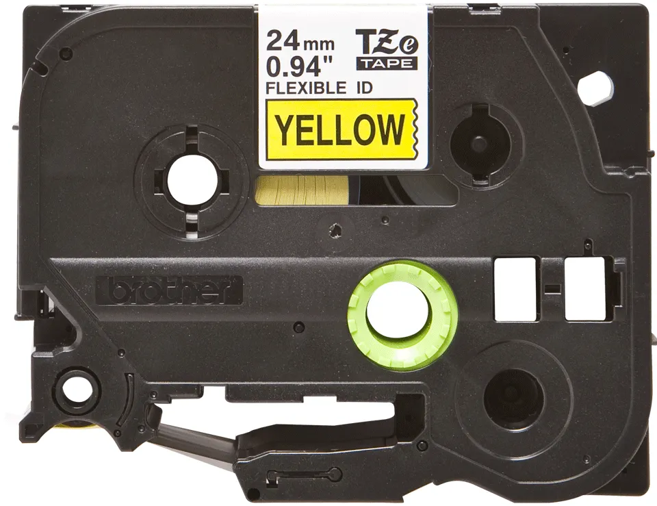 Brother TZE-FX651 Etiketten erstellendes Band Schwarz auf gelb TZ – Bild 2