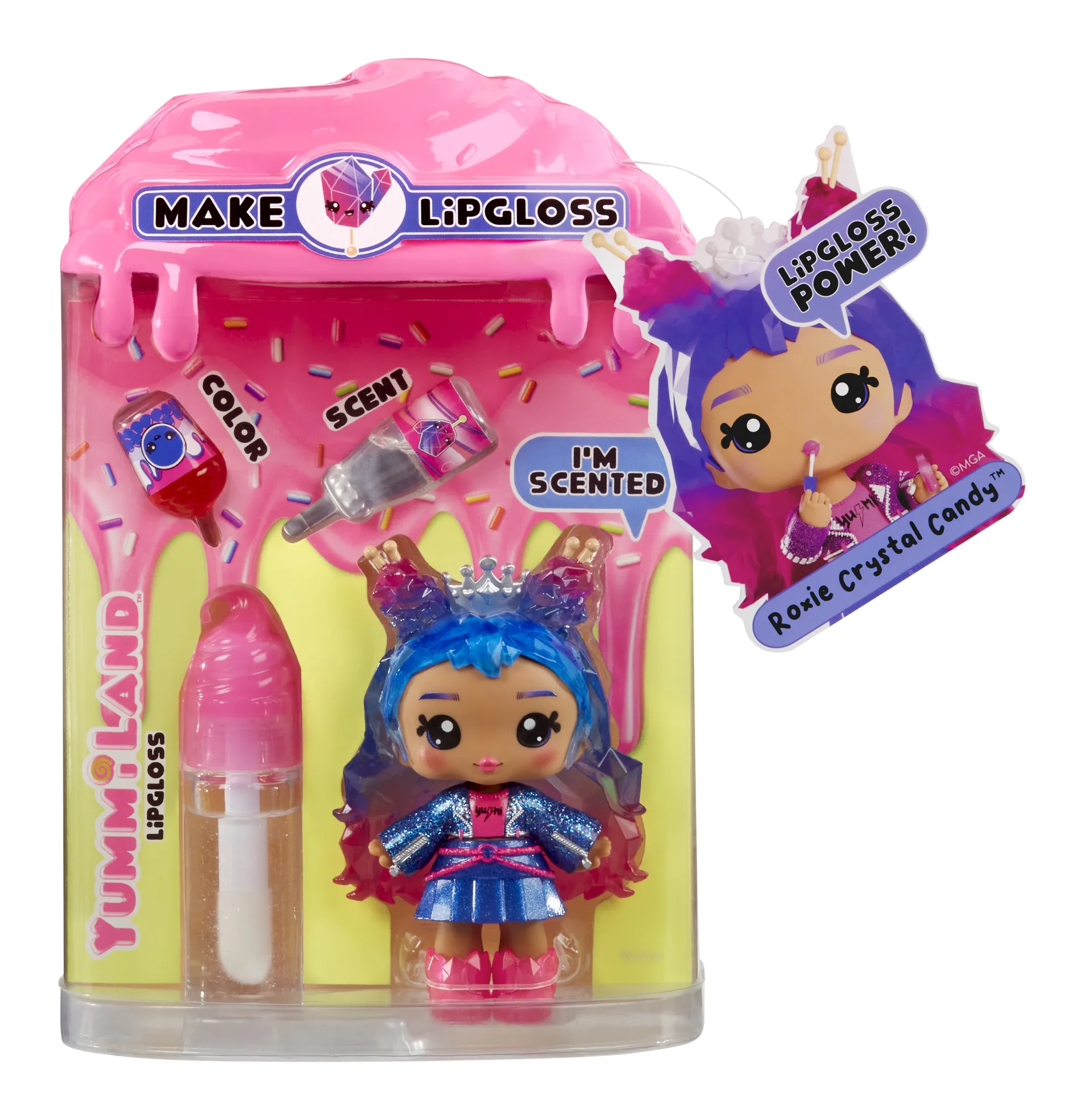 MGA Entertainment Yummiland Lip Gloss Doll Series 2- Rock Candy (Roxie Crystal Candy) – Bild 6