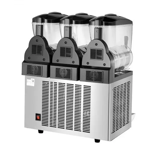 VEVOR kommerzielle Slusheis Maschine 12 L x 3 Dreifachtank-Maschine für gefrorene Getränke, 144 Tassen Edelstahl Slush-Eis-Maschine mit Tastenfeld Softeis Maker für Partys Restaurants Cafés Bars – Bild 10