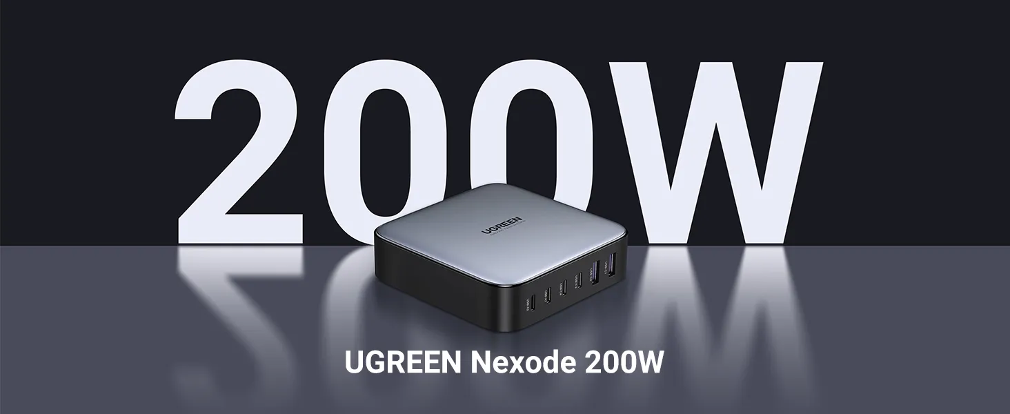 Ugreen Nexode Universal Schwarz, Grau AC Schnellladung Drinnen – Bild 3