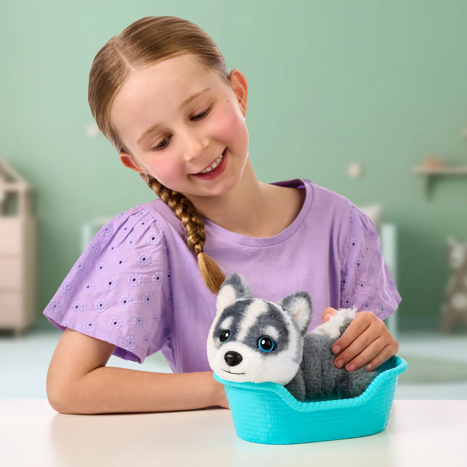 Moose Toys Little Live Pets My Really Real Puppy Mini's - Aurora Husky – Bild 5