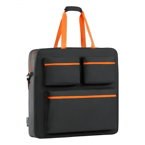 VEVOR Aufbewahrungstasche für 2x 200W Faltbare Solarpanele Schwarz & Orange, Tragbare Solarmodul Tasche für Outdoor Camping Ausflug & Wohnmobile, aus Polyesterfaser, Wasserdicht, mit Schultergurten – Bild 10
