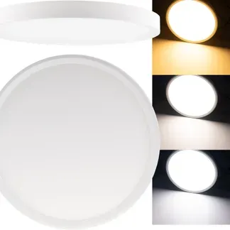 LED Deckenleuchte “Santano 30 CCT” Ø 30cm, 24W, CCT 3000/4000/6000k LED Deckenleuchte “Santano 30 CCT” Ø 30cm, 24W, CCT 3000/4000/6000k