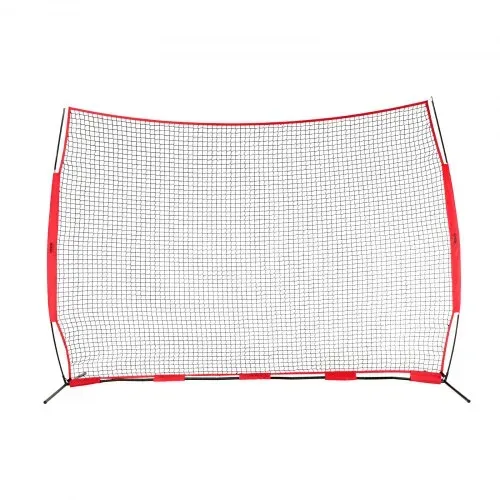 VEVOR Barrikaden-Backstop-Netz, 393 x 140 x 275 cm Ballsport-Absperrnetz, Tragbare Übungsausrüstung mit Tragetasche, Schutzschirm für Baseball-, Softball-, Lacrosse-, Fußball- und Hockeytraining – Bild 10