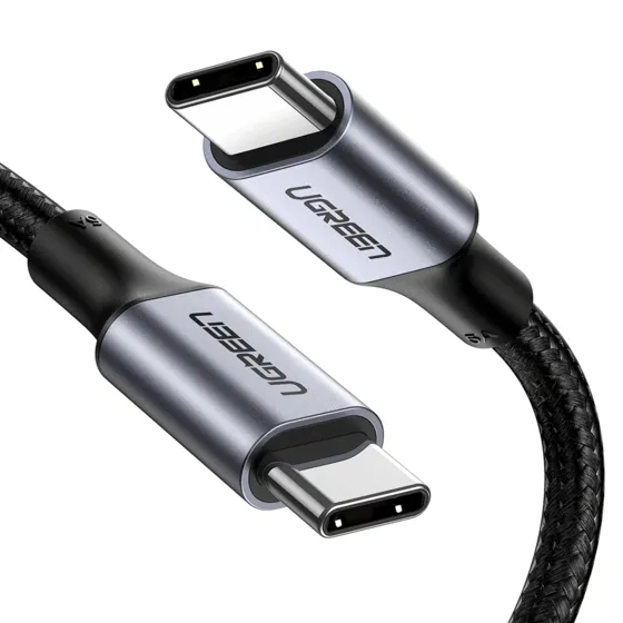 Ugreen 70427 USB Kabel USB 2.0 1 m USB C 0,48 Gbit/s 100 W Schwarz, Silber Ugreen 70427 USB Kabel USB 2.0 1 m USB C 0,48 Gbit/s 100 W Schwarz, Silber