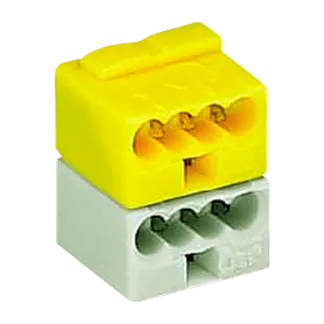 4-Leiter-Buchsenklemme WAGO, Ø0,8mm, 8 Klemmstellen, 2-polig, Einzellötstifte 4-Leiter-Buchsenklemme WAGO, Ø0,8mm, 8 Klemmstellen, 2-polig, Einzellötstifte