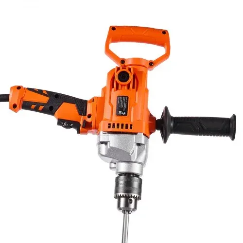 VEVOR elektrische Bohrmaschine 15,89 mm mit Mixer Bohrmaschinenmischer 850 U/min 3,2 A Mischbohrmaschine mit D-Griff zum Bohren & Mischen multifunktionale Bohrgerät mit Mischer für Futter Zement – Bild 10