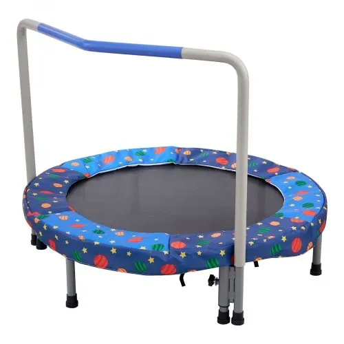 VEVOR Kindertrampolin Outdoor-Trampolin 91,44 cm faltbares Trampolin mit Griff, Rebounder-Trampolin Gartentrampolin für Kleinkinder, Geburtstagsgeschenk für Kinder ab 3 Jahren 100 kg belastbar Blau – Bild 10