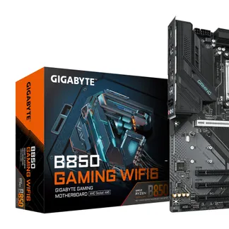 GIGABYTE B850 GAMING WIFI6 Motherboard – AMD Ryzen 9000 Serie CPUs, 6+2+2 Phasen digitales VRM, bis zu 8200MHz DDR5 (OC), 1xPCIe 5.0 + 2xPCIe 4.0 M.2, GbE LAN, WIFI 6, USB 3.2 Gen 2 GIGABYTE B850 GAMING WIFI6 Motherboard – AMD Ryzen 9000 Serie CPUs, 6+2+2 Phasen digitales VRM, bis zu 8200MHz DDR5 (OC), 1xPCIe 5.0 + 2xPCIe 4.0 M.2, GbE LAN, WIFI 6, USB 3.2 Gen 2