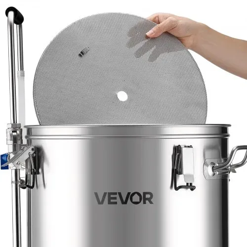VEVOR elektrisches Bierbraugerät Bierbrauanlage Braukessel 60 L Hausgebrauch, Maischekochgerät mit Rezeptspeicher & Automatik-/Manuellmodus & Bedienfeld & Zirkulationsrohr, Brausystem – Bild 10
