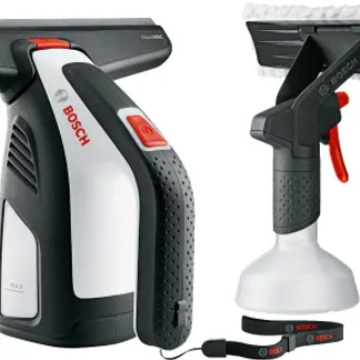 Bosch GlassVAC Elektrischer Fensterreiniger 0,1 l Schwarz, Rot, Silber Bosch GlassVAC Elektrischer Fensterreiniger 0,1 l Schwarz, Rot, Silber