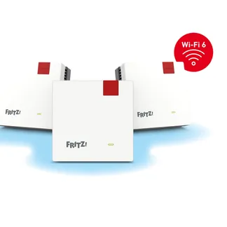 Mesh Set 1600 Dual-Band (2,4 GHz/5 GHz) Wi-Fi 6 (802.11ax) Rot, Weiß 1 Intern Mesh Set 1600 Dual-Band (2,4 GHz/5 GHz) Wi-Fi 6 (802.11ax) Rot, Weiß 1 Intern