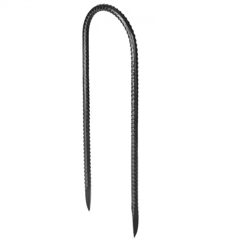 VEVOR Bodenanker, 304,8x82,04 mm, U-Typ mit 8 mm Durchmesser, verzinkte Zeltheringe, Erdanker, Erdnägel, Heringe, für Zelten, Vordächern, Camping, Trampolin, Blumenständer (8er-Pack) – Bild 8