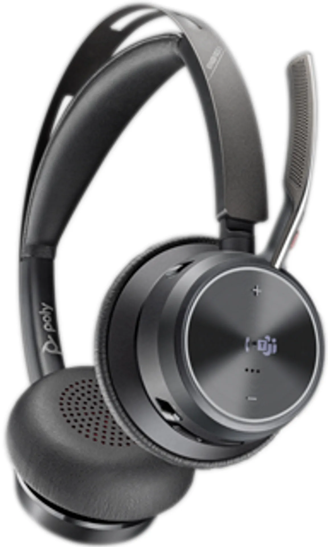 HP Poly Voyager Focus 2 USB-C-C-Headset, für Microsoft Teams zertifiziert, + USB-C/A-Adapter – Bild 6