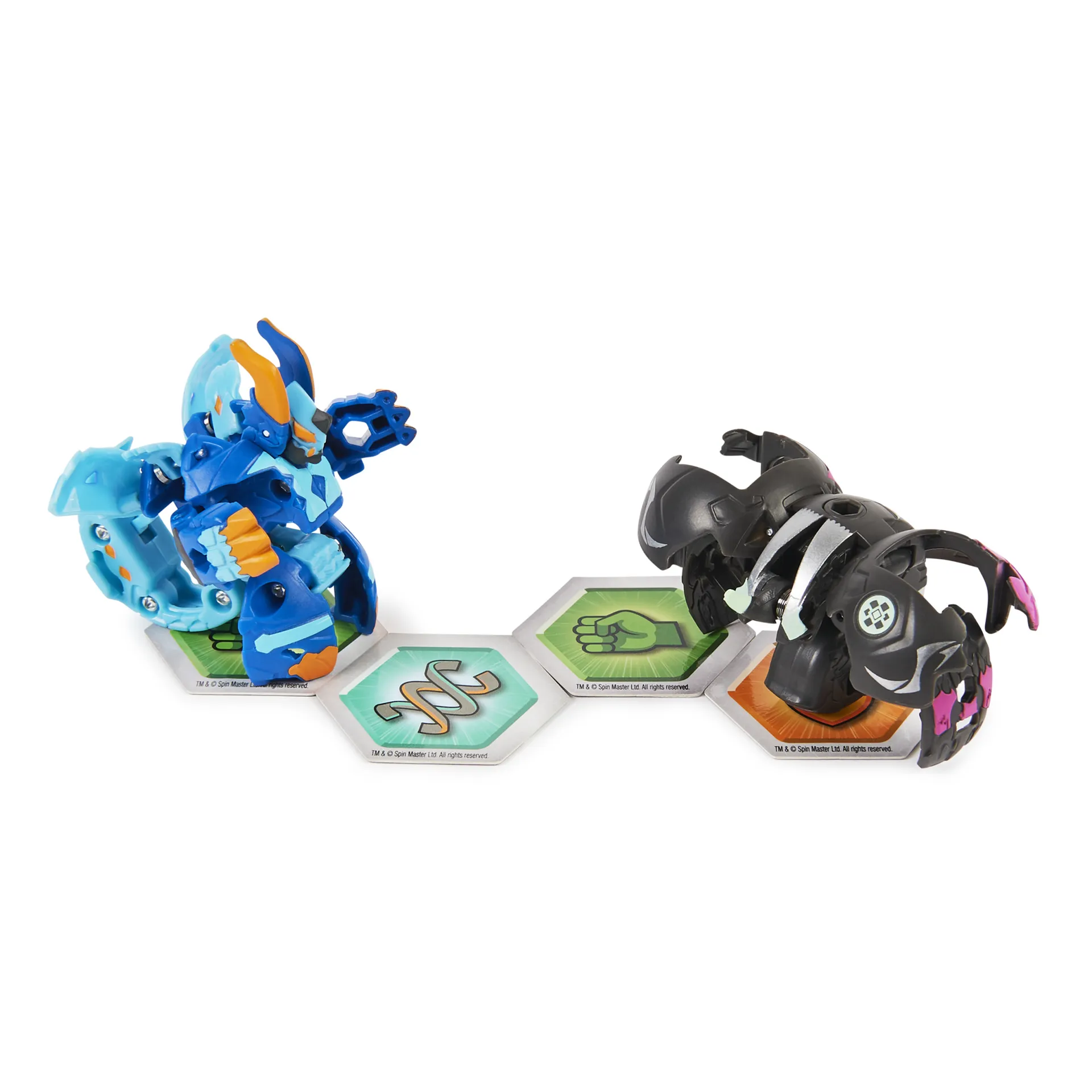 Bakugan Baku-Tin, hochwertige Metall-Aufbewahrungsbox mit exklusivem Darkus Sectanoid und einem weiteren Überraschungs-Ball – Bild 5