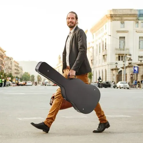 VEVOR Gitarrenkoffer Case Hartschalenkoffer Westerngitarre abschließbar 110cm / 43,41 inch – Bild 7