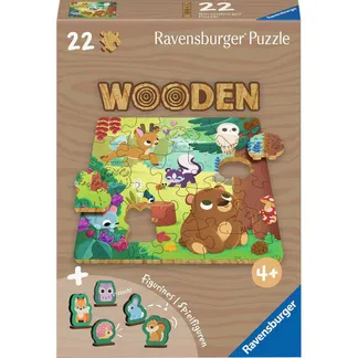 Wooden Puzzles Kids – Fröhliche Waldfreunde Wooden Puzzles Kids – Fröhliche Waldfreunde