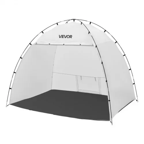 VEVOR tragbares Lackierkabinenzelt (233x172x190 cm Arbeitsbereich) Sprühfarbenzelt für Sprühmalerei, wasserfeste Farbkabine mit integriertem Boden & aufrollbarer Tür für Schränke Stühle Tische – Bild 8