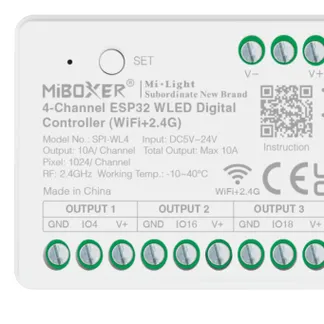 MiBoxer SPI-WL4 LED Pixel LED Controller SPI-Serie WLED (2.4GHz+Wifi) 4 Kanäle MiBoxer SPI-WL4 LED Pixel LED Controller SPI-Serie WLED (2.4GHz+Wifi) 4 Kanäle