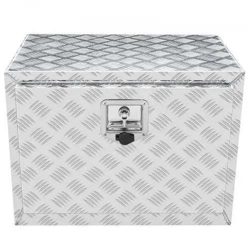 VEVOR Unterboden-Lkw-Box, 610 x 335 x 405 mm Pickup-Aufbewahrungsbox, Aluminium-Werkzeugkasten mit Schloss & Schlüsseln, Wasserdichte Anhänger-Werkzeugkiste für Lkw, Transporter, Anhänger usw. – Bild 9