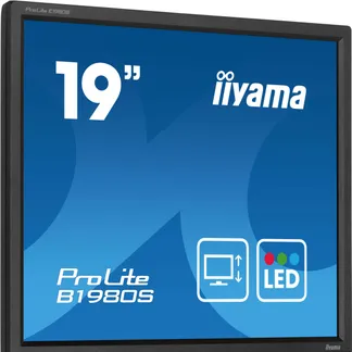 iiyama ProLite B1980S-B1 Computerbildschirm 48,3 cm (19″) 1280 x 1024 Pixel VGA LED Schwarz iiyama ProLite B1980S-B1 Computerbildschirm 48,3 cm (19″) 1280 x 1024 Pixel VGA LED Schwarz
