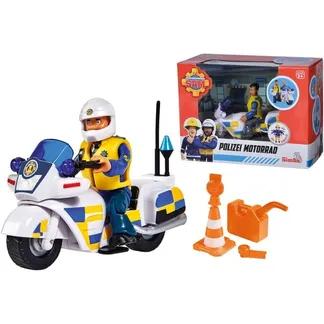 Feuerwehrmann Sam Polizei-Motorrad, Spielfahrzeug Feuerwehrmann Sam Polizei-Motorrad, Spielfahrzeug