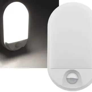LED Wandleuchte “NIAS” IP54, 4000K 10W, 1010lm, 140° Bewegungsmelder LED Wandleuchte “NIAS” IP54, 4000K 10W, 1010lm, 140° Bewegungsmelder