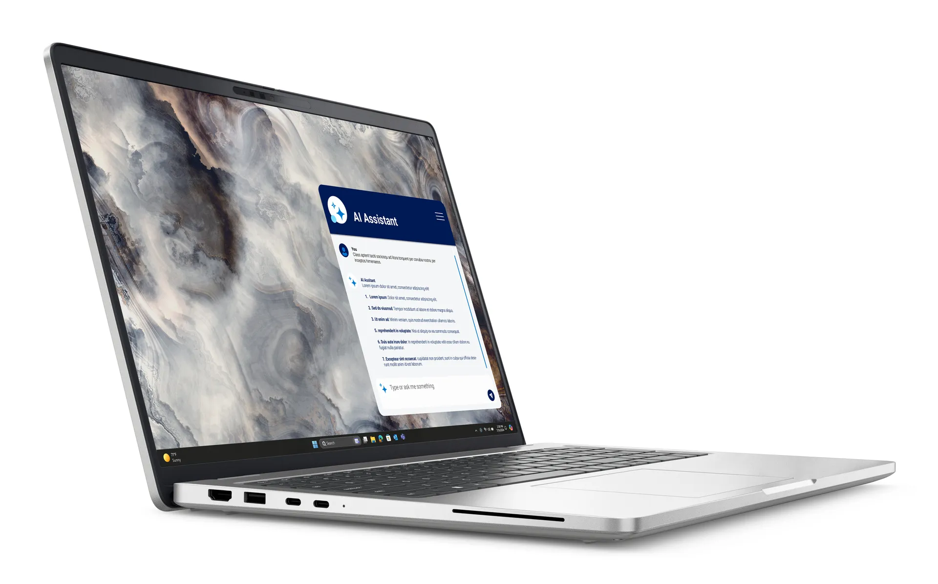 DELL Pro 16 Plus PB16250 Intel Core Ultra 5 235U Laptop 40,6 cm (16") Full HD+ 16 GB DDR5-SDRAM 512 GB SSD Wi-Fi 6E (802.11ax) Windows 11 Pro Deutsch Aluminium – Bild 4