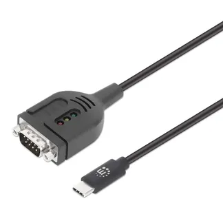 Manhattan 154499 Videokabel-Adapter 1 m USB Typ-C D-Sub (DB-9) Schwarz Manhattan 154499 Videokabel-Adapter 1 m USB Typ-C D-Sub (DB-9) Schwarz