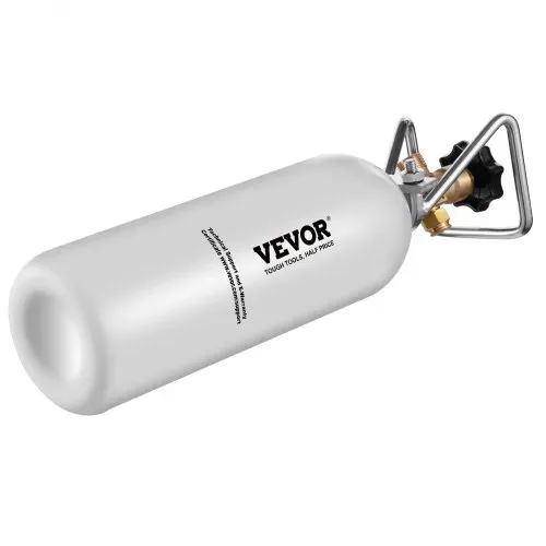 VEVOR CO2-Tank (2 kg) CO2 Flasche aus legiertem Stahl, CO2-Lufttank mit grauer Sprühbeschichtung, DIN477-Ventil, Griff und einstellbarem Druck, TÜV-geprüfter Gaszylinder für Fassbierausschank ohne CO₂ – Bild 9