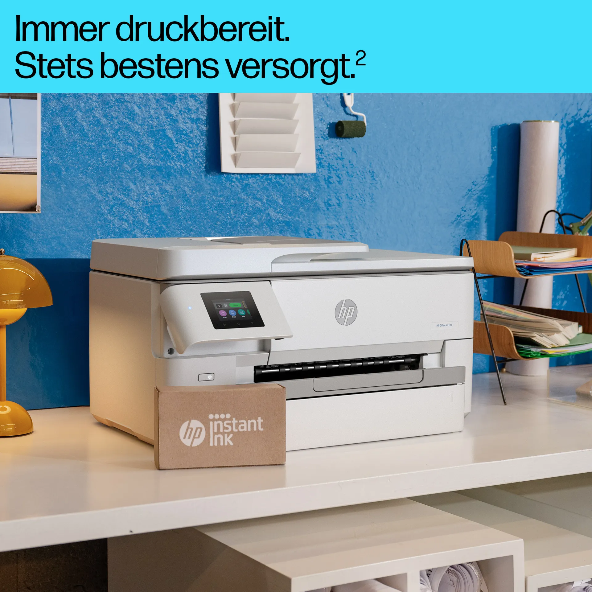 HP OfficeJet Pro 9720e Wireless All-in-One Farbe Drucker, Beidseitiger Druck; Kopierer, Scanner – Bild 6