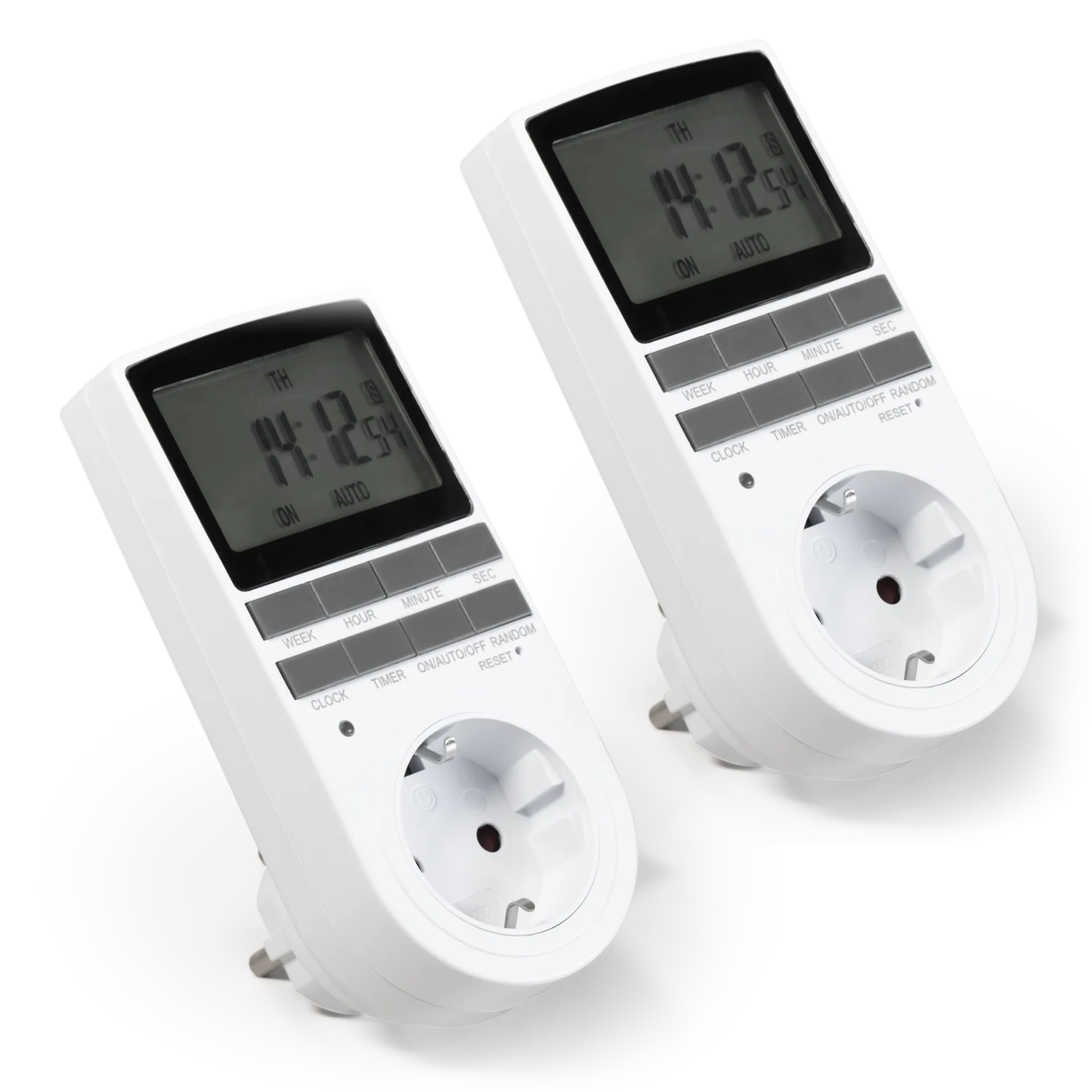 Digitale Zeitschaltuhr McPower “WZ-10“ 2er-Pack, 10 Programme, 24Std Timer,3680W Digitale Zeitschaltuhr McPower “WZ-10“ 2er-Pack, 10 Programme, 24Std Timer,3680W