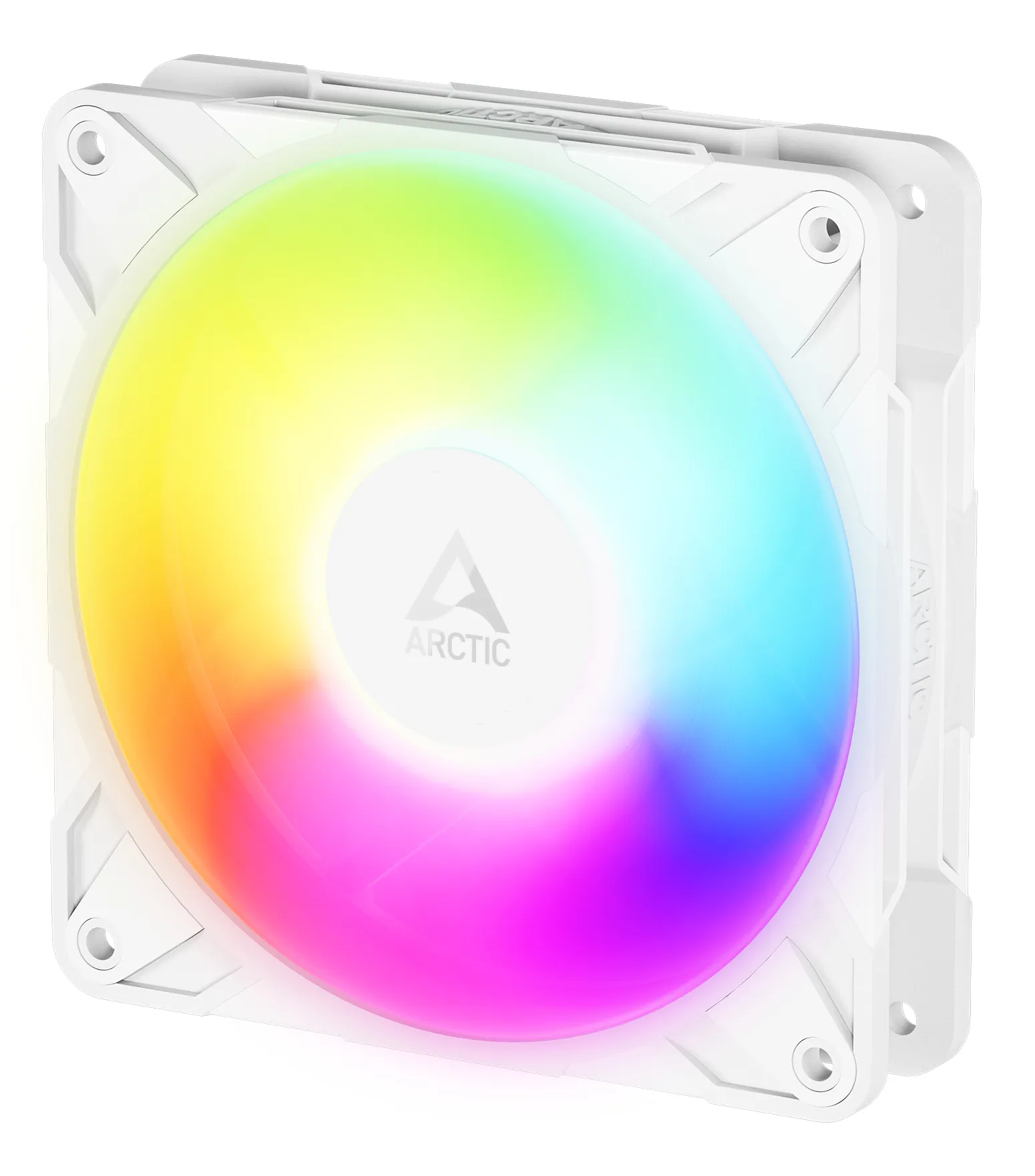 ARCTIC Freezer P12 Pro Reverse A-RGB (White) – 120 mm A-RGB PWM-Lüfter mit Kabelsplitter ARCTIC Freezer P12 Pro Reverse A-RGB (White) – 120 mm A-RGB PWM-Lüfter mit Kabelsplitter